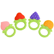 Garçon fille fruits à mâcher bio naturel tout-petits bâtons de silicone anneau de dentition molaire enfants meilleurs jouets de dentition pour bébés